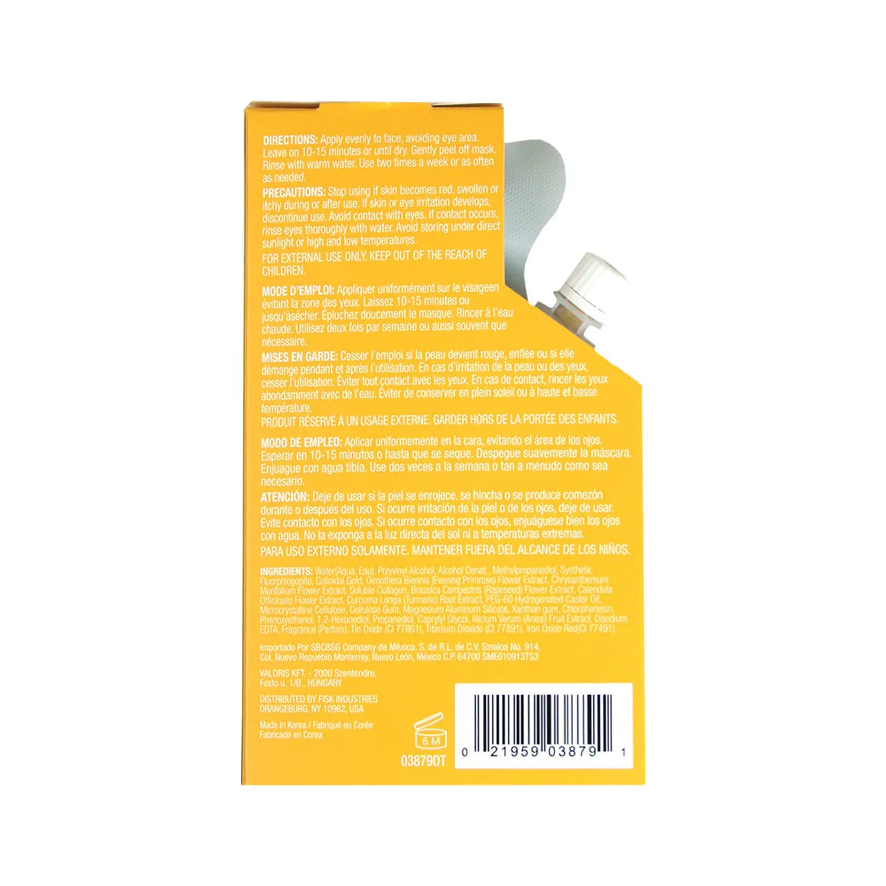 Radiant Glow: Turmeric Clarifying Peel-Off Mask by Dermactin
