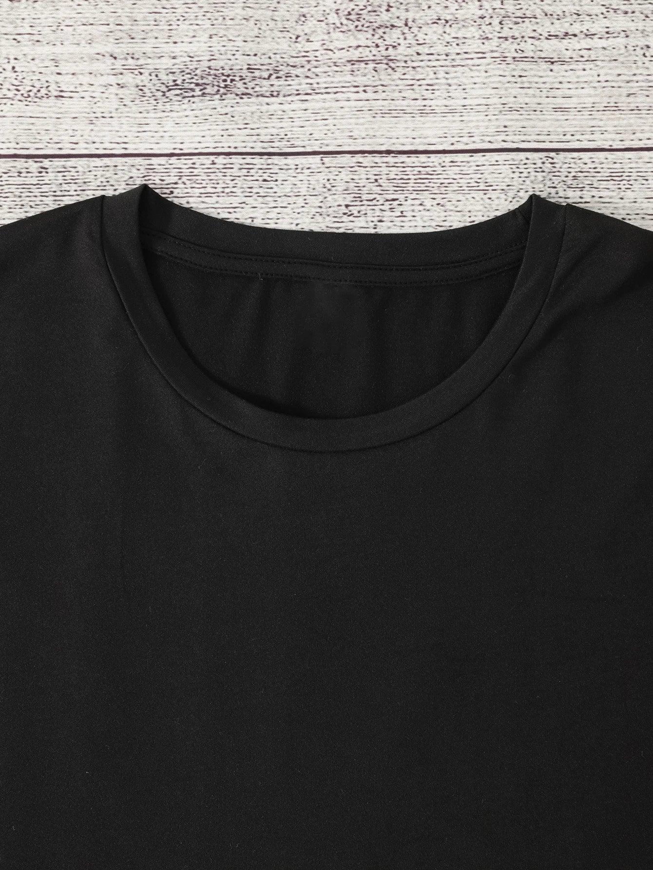 Juneteenth Print T-Shirt, Short Sleeve Crew Neck Casual Top For Spring & Summer, Women's Clothing - B&R African Styles