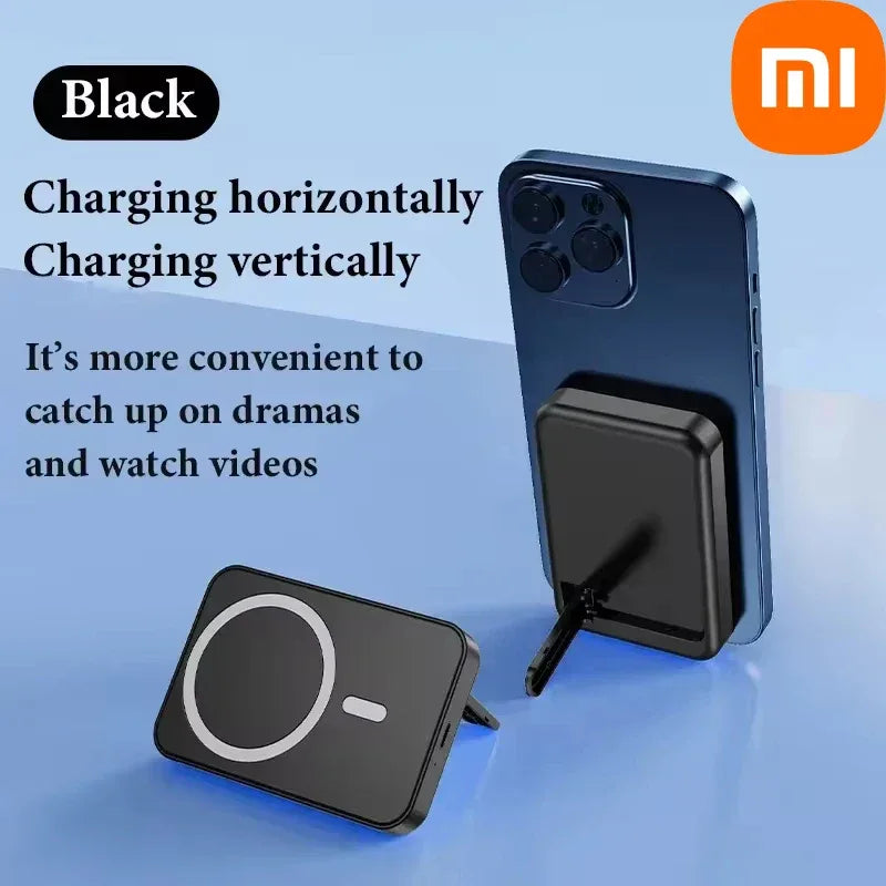 50000mAh Wireless Magnetic Power Bank with Fast Charge & Folding Stand - B&R African Styles