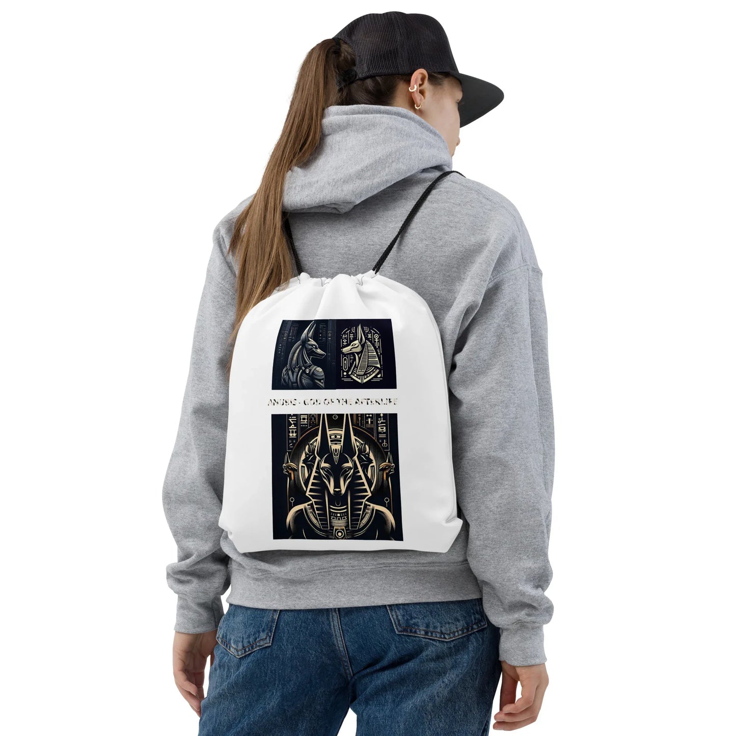 ANUBIS - GOD OF THE AFTERLIFE Drawstring bag