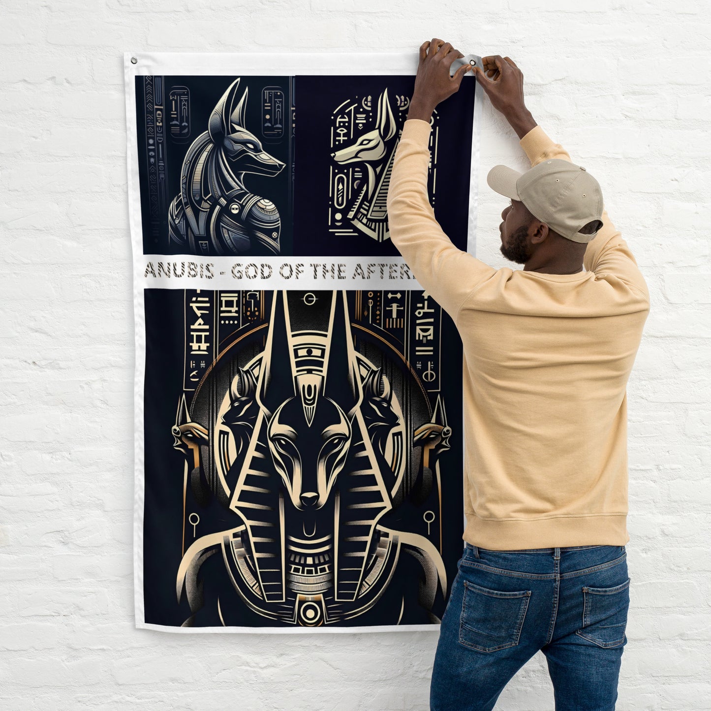 ANUBIS - GOD OF THE AFTERLIFE Flag