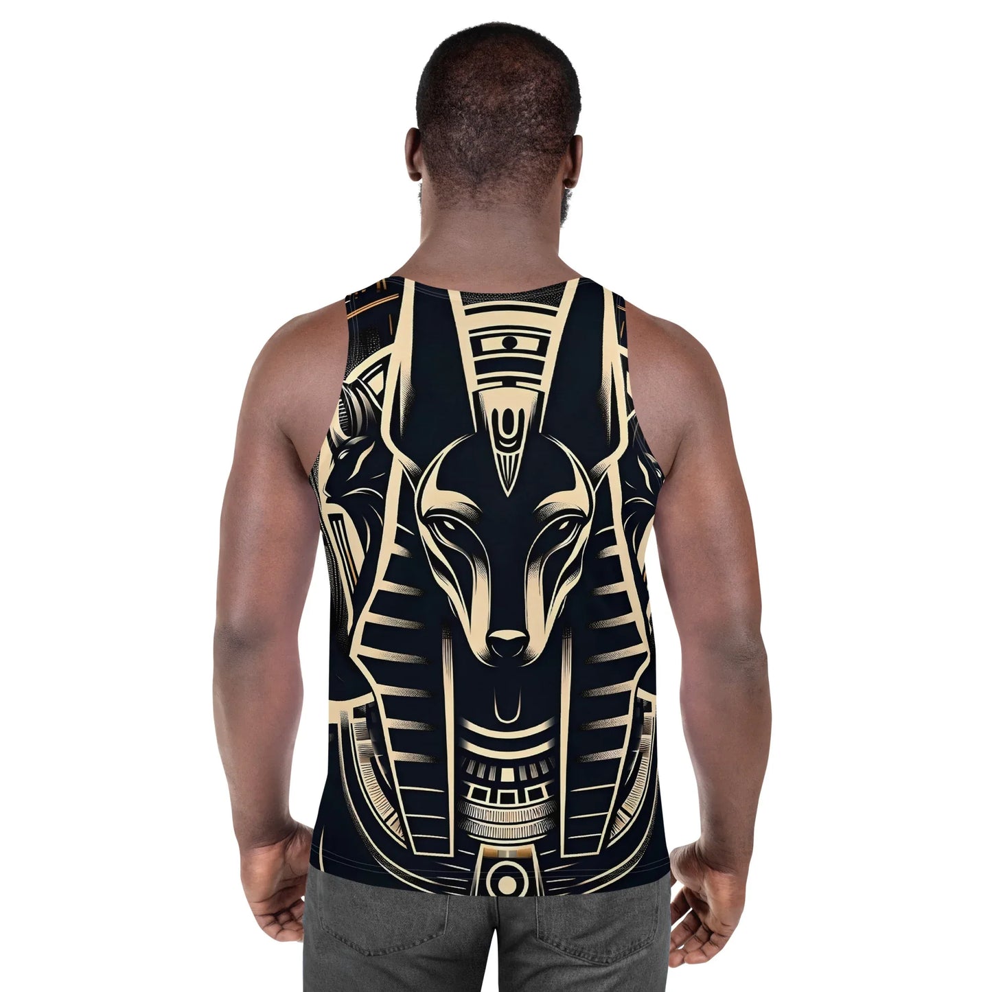 ANUBIS - GOD OF THE AFTERLIFE Unisex Tank Top - B&R African Styles