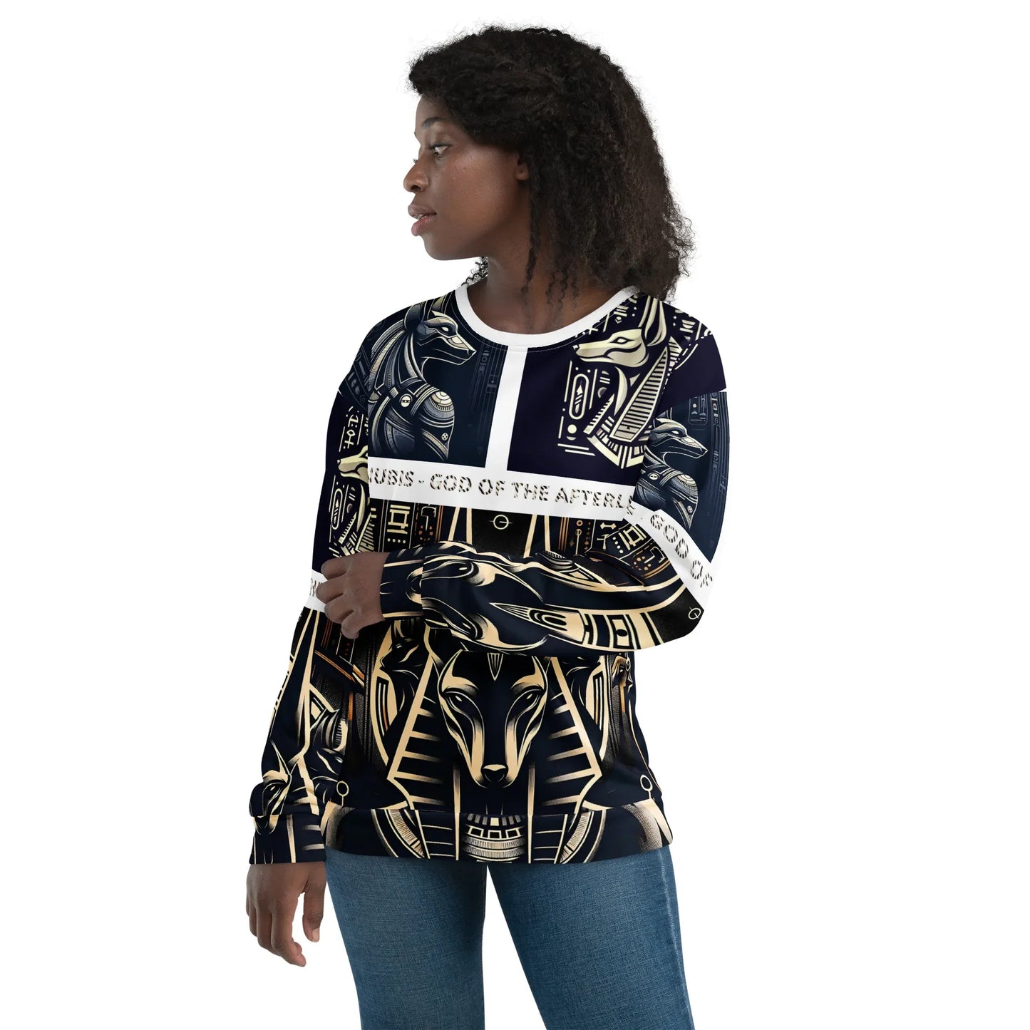 ANUBIS - GOD OF THE AFTERLIFE Unisex Sweatshirt - B&R African Styles