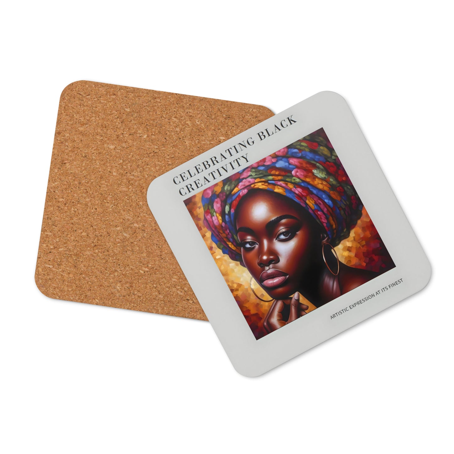 Creativity Cork-back coaster