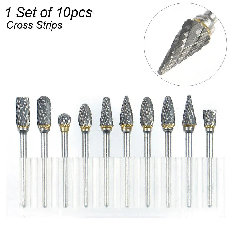 Premium Tungsten Rotary Burr Set - B&R African Styles