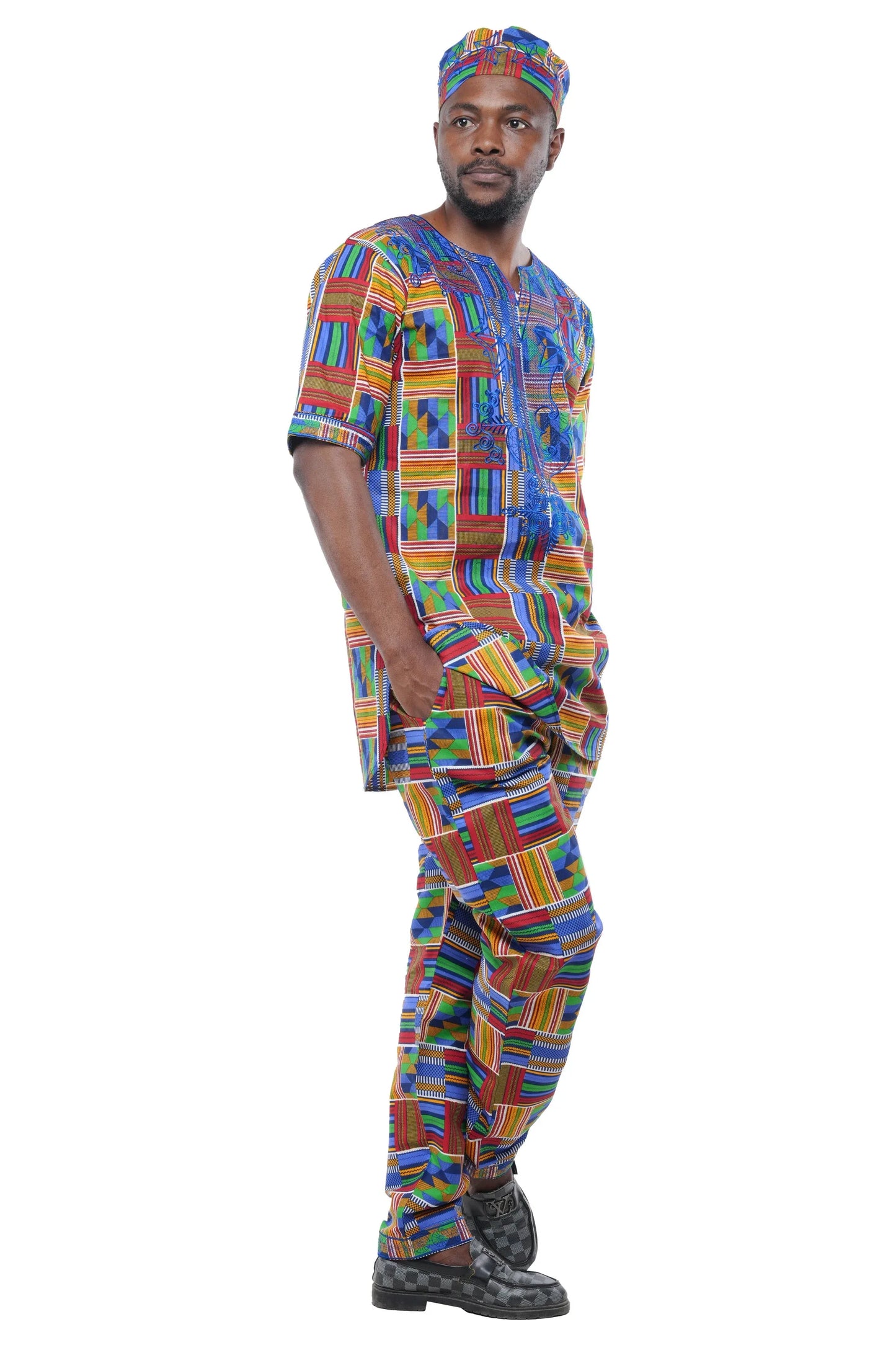 Classic Kente Men's Pant Ensemble