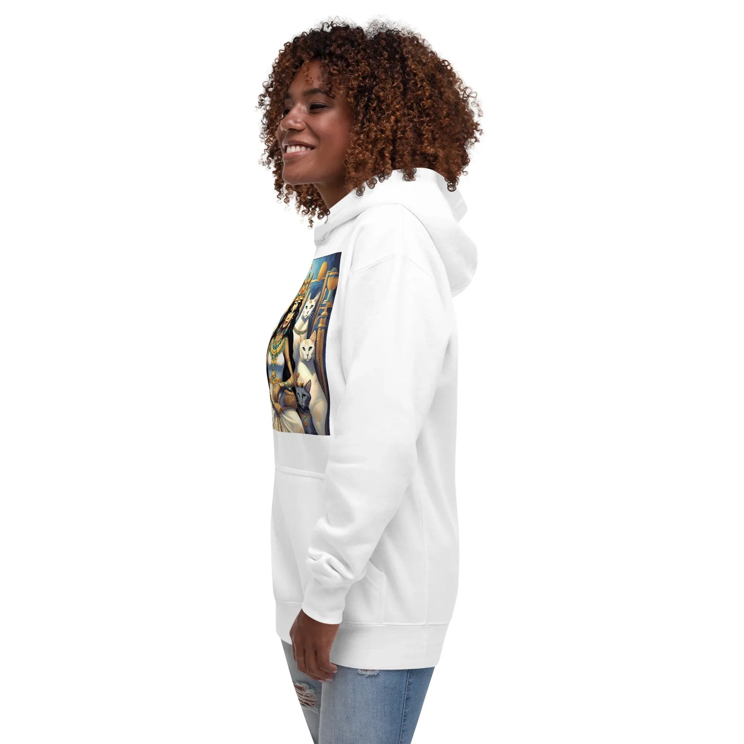 BASTET - GODDESS OF HOME AND FAMILY Unisex Hoodie - B&R African Styles