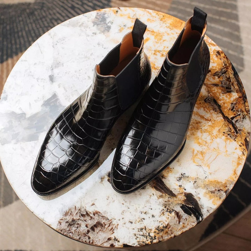 Pointed Chelsea Boots