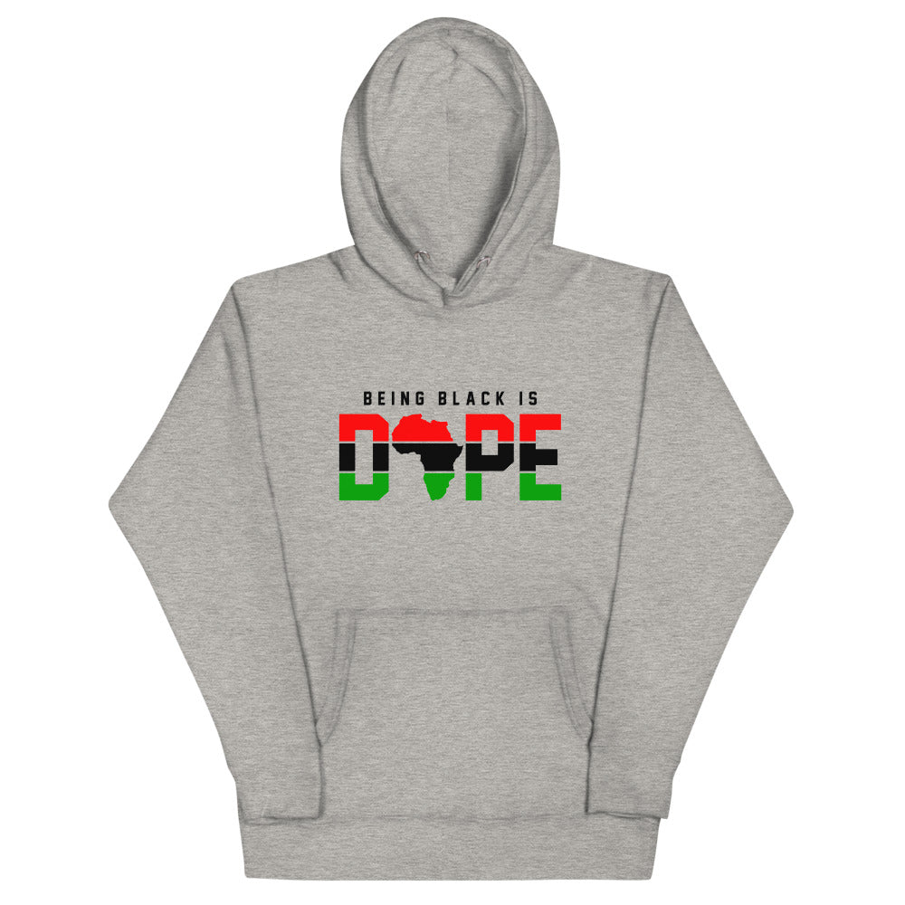 BEING BLACK IS DOPE UNISEX HOODIE - B&R African Styles