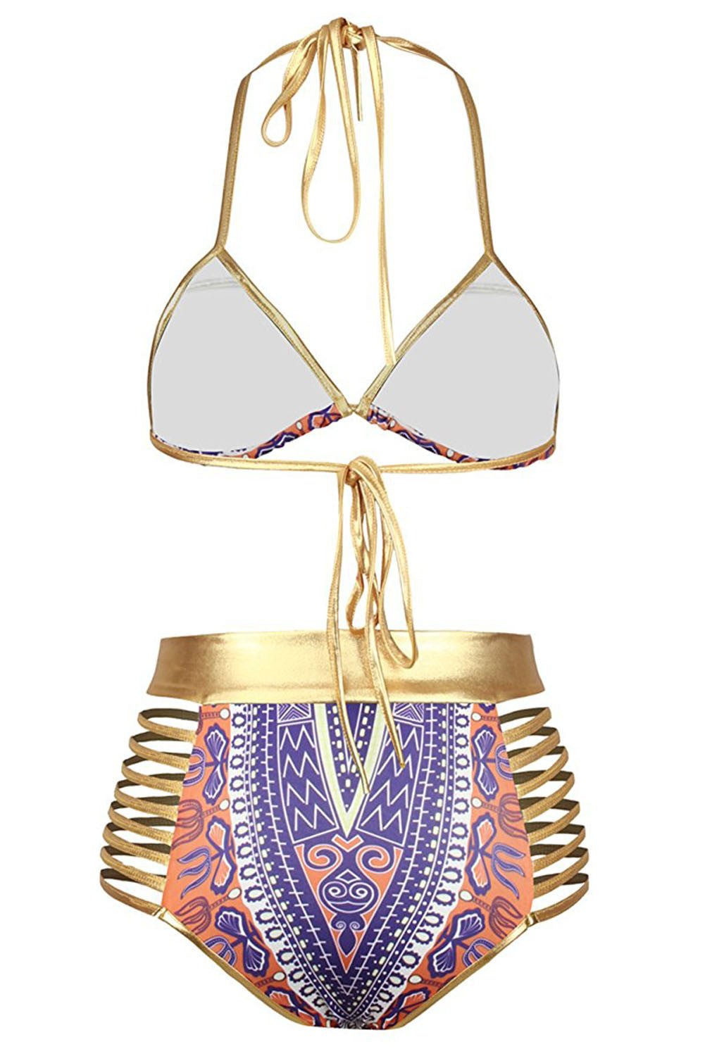 Exotic Purple Bikini Swimsuit - B&R African Styles