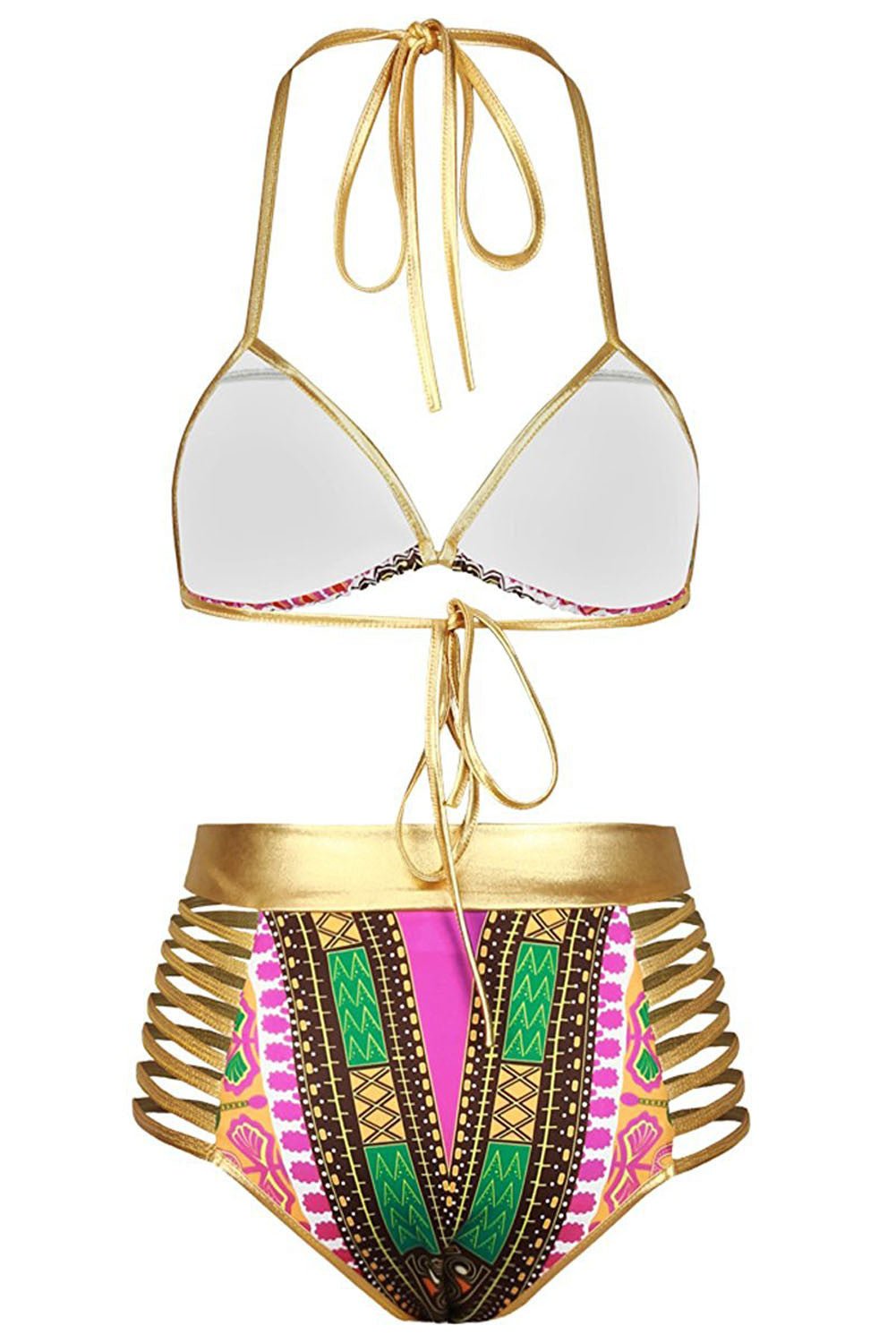 Exotic Rosy Bikini Swimsuit - B&R African Styles