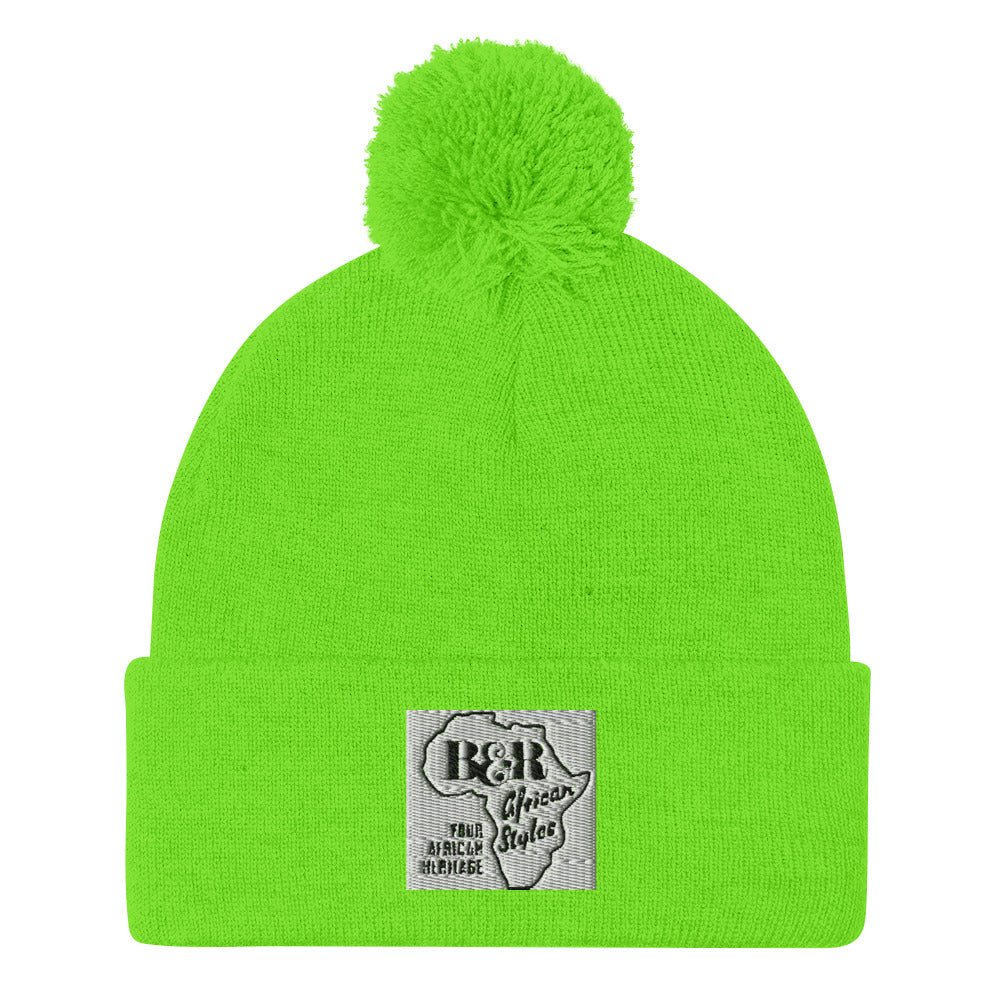 Pom-Pom Beanie - B&R African Styles