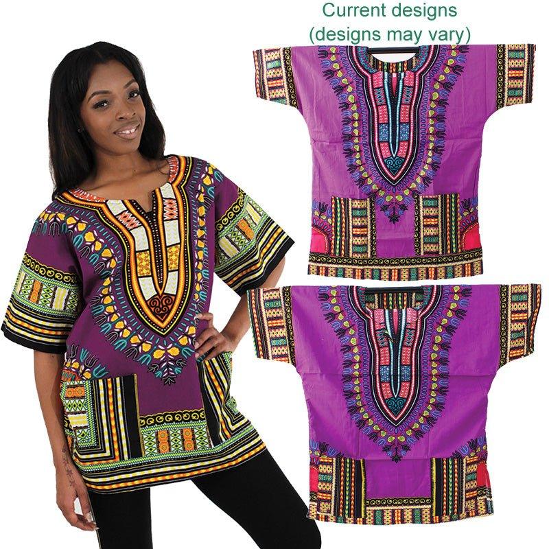 Purple Dashiki - B&R African Styles