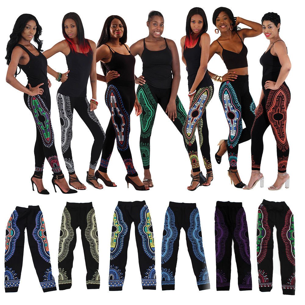Set of 12 Traditional Dashiki Leggings - B&R African Styles