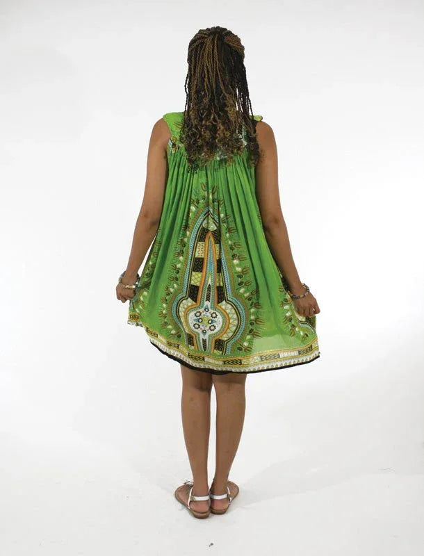 Short/Black Sundress - B&R African Styles