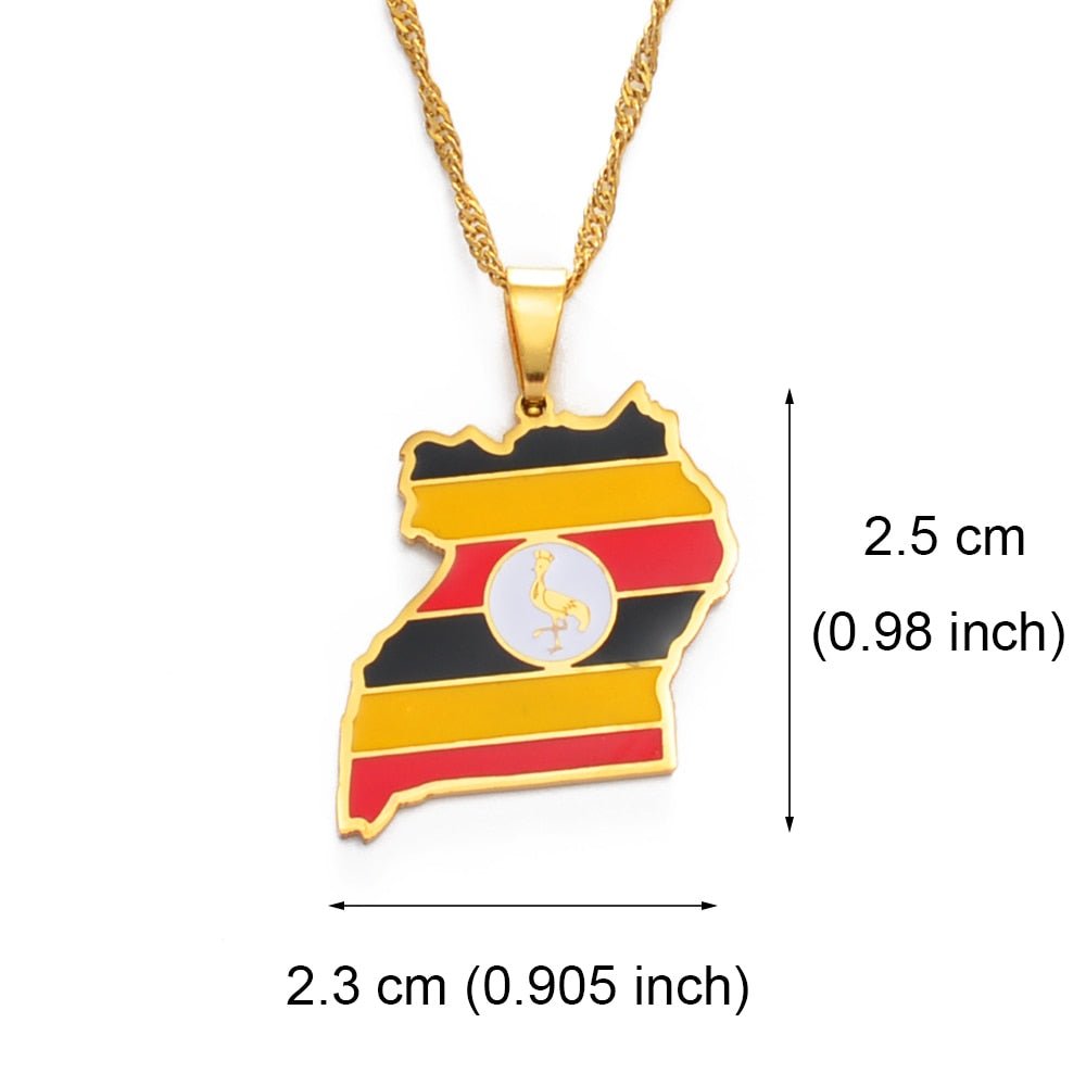 Uganda Pendant Necklace - B&R African Styles