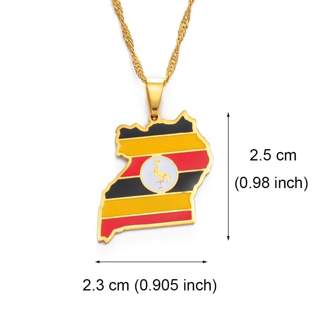 Uganda Pendant Necklace - B&R African Styles