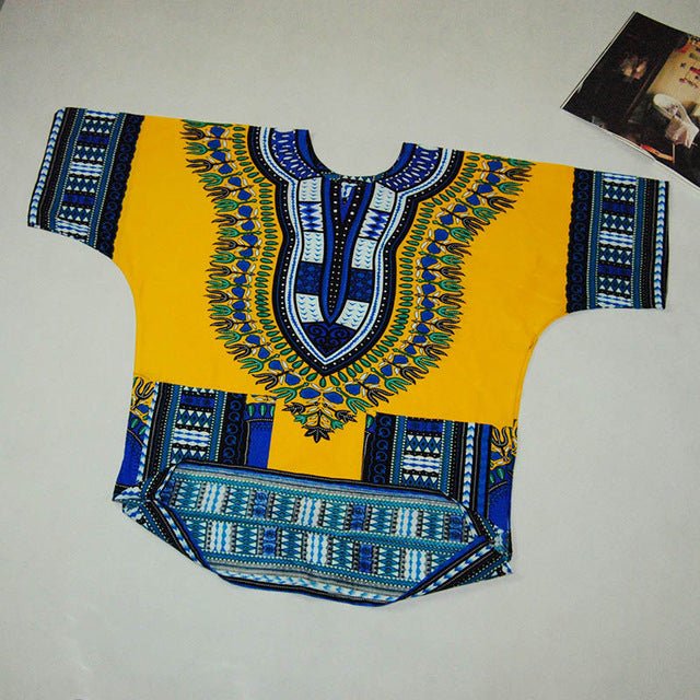 Unisex Classic Cotton Dashiki Top Plus Size - B&R African Styles