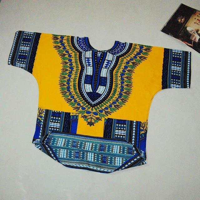 Unisex Classic Cotton Dashiki Top Plus Size - B&R African Styles
