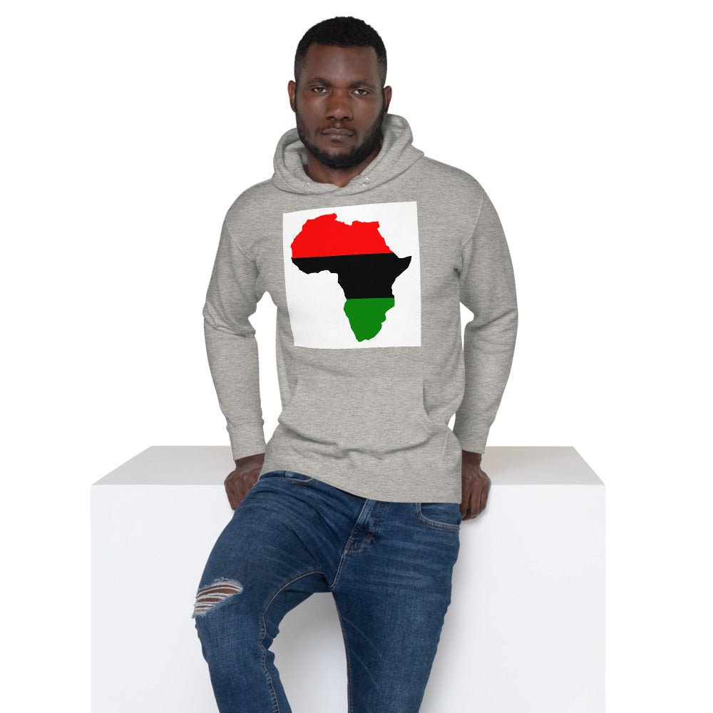 Unisex Hoodie: Africa Map - B&R African Styles