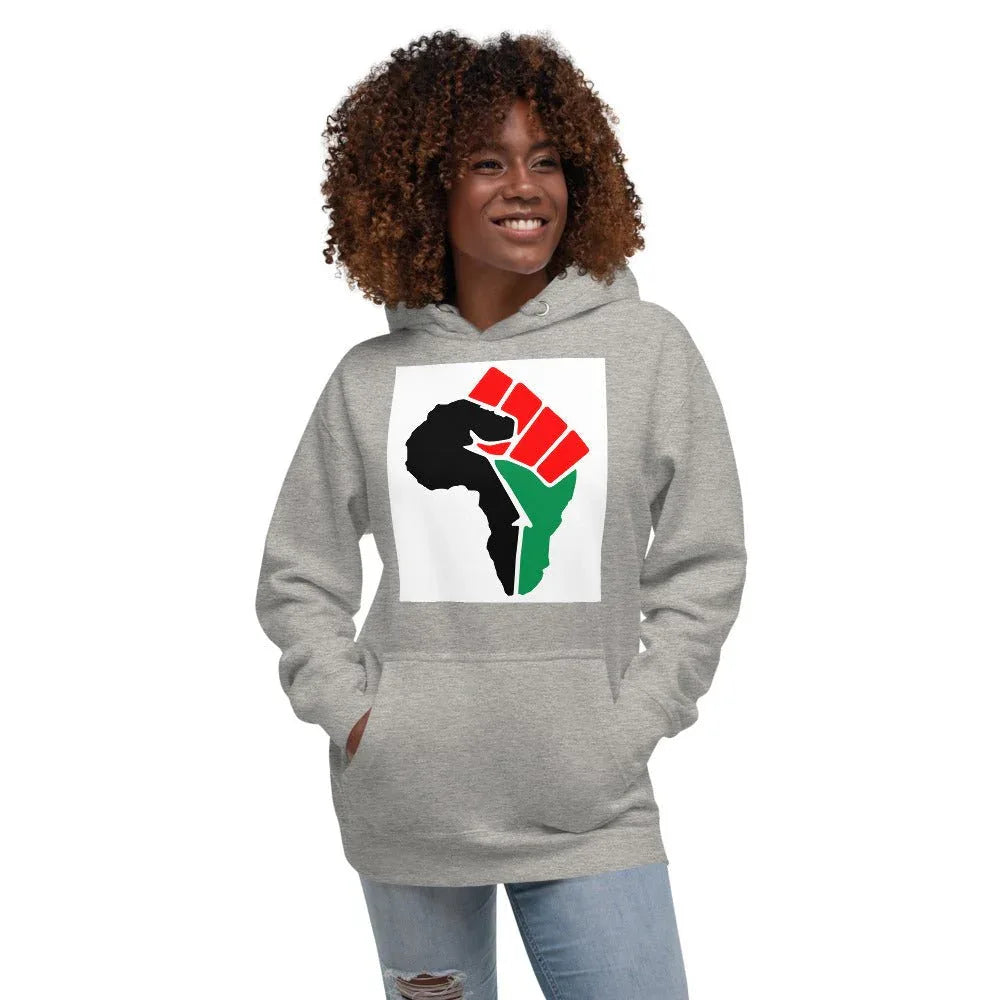 Unisex Hoodie: The Great Fist - B&R African Styles