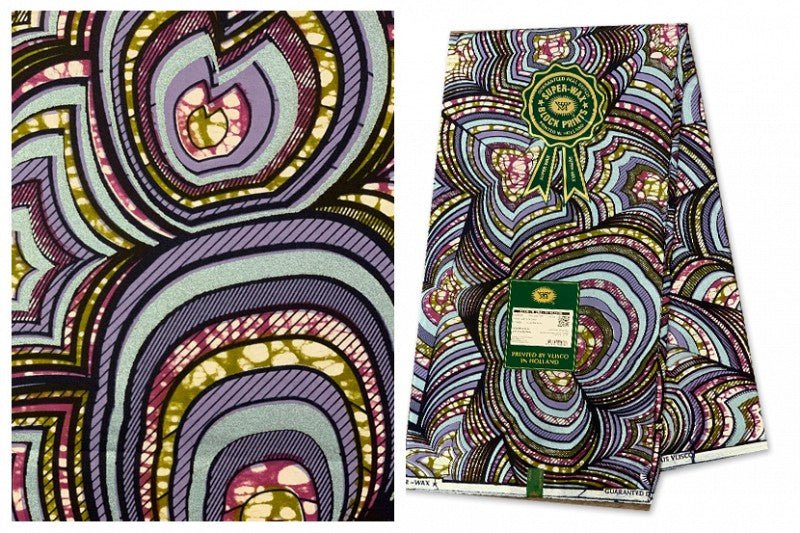 Vlisco Hollandais Embellished Gold Super - B&R African Styles