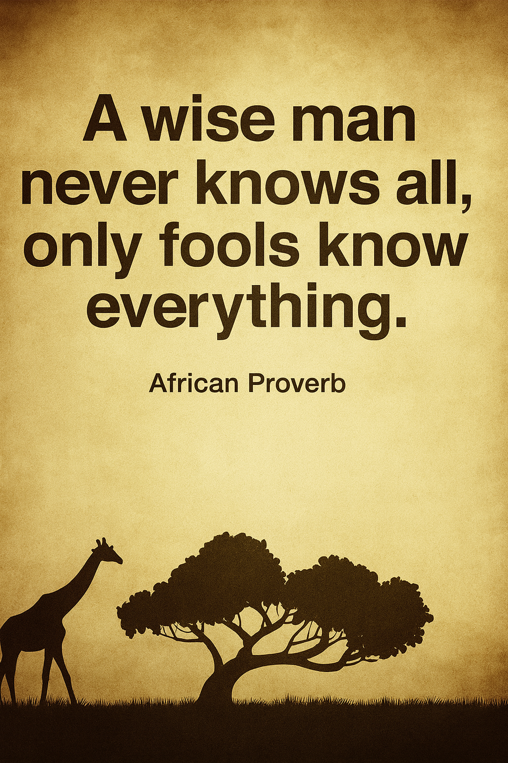 African Quotes on Wisdom | B&R African Styles