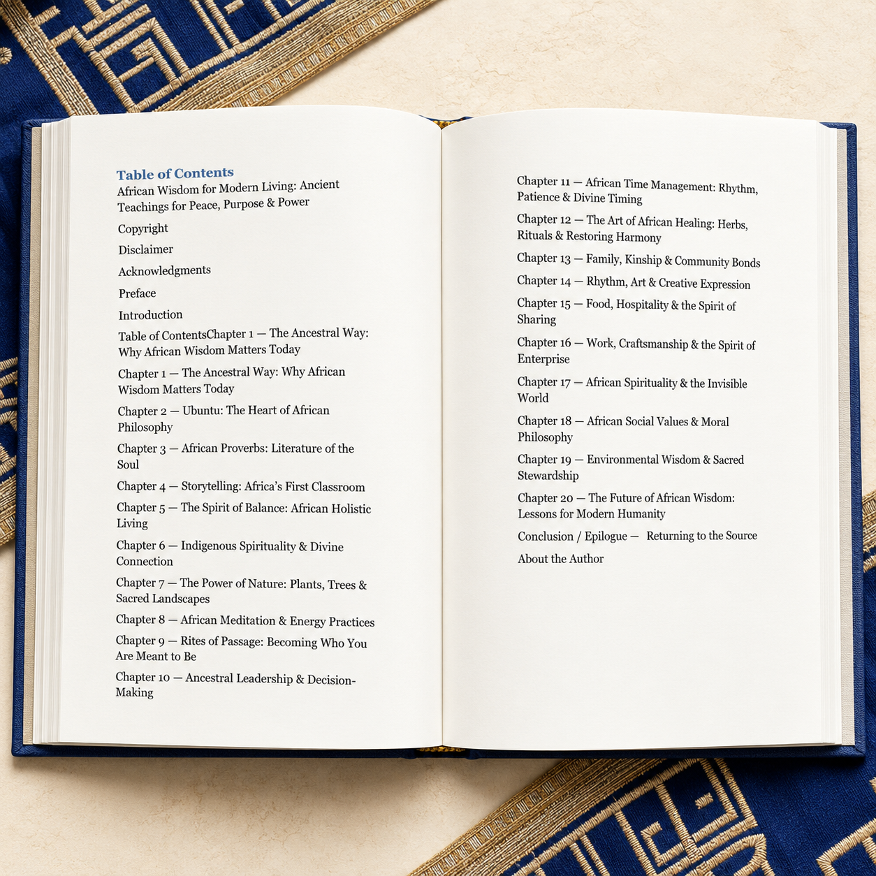 African Wisdom for Modern Living: Ancient Teachings for Peace, Purpose & Power