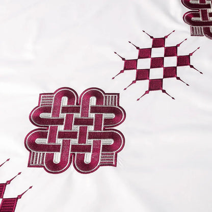 Traditional 3pcs Ankara Agbada Embroidered Boubou for Men - B&R African Styles
