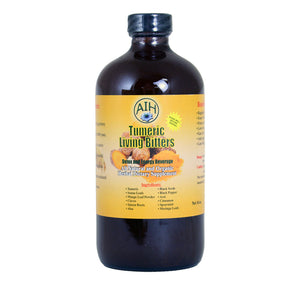 AIH Turmeric Living Bitters - 16 oz: Boost Your Health Naturally!