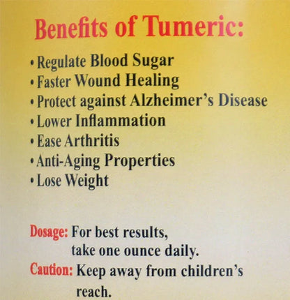 AIH Turmeric Living Bitters - 16 oz: Boost Your Health Naturally! - B&R African Styles