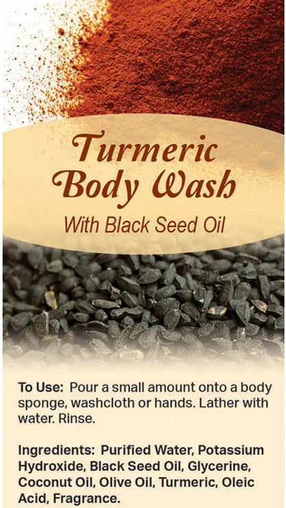 Turmeric & Black Seed Body Wash - 8 oz - B&R African Styles