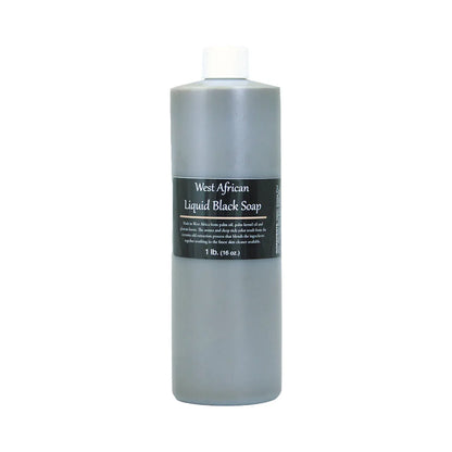 Body Wash Liquid: West African Black Soap - 1Lb - B&R African Styles