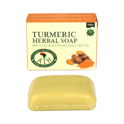 Natural Glow Bar AIH Turmeric Herbal Soap - 3.5 oz - B&R African Styles