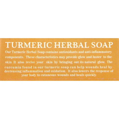 Natural Glow Bar AIH Turmeric Herbal Soap - 3.5 oz - B&R African Styles