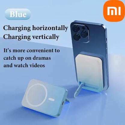 50000mAh Wireless Magnetic Power Bank with Fast Charge & Folding Stand - B&R African Styles