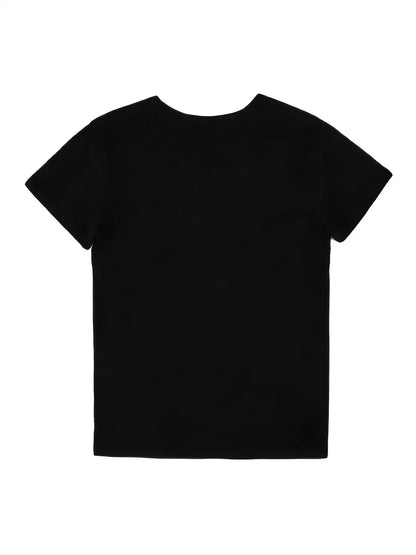 Summer & Spring Women's Casual Top: Juneteenth Short Sleeve Crew Neck Print Tee - B&R African Styles