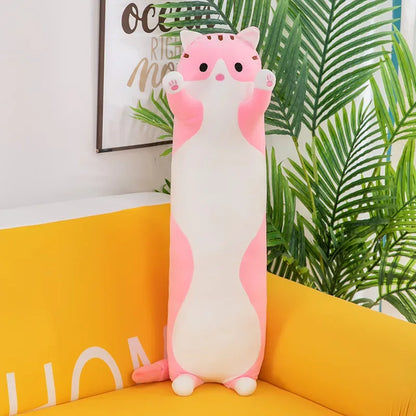 Cute Soft Long Cat Pillow Plush Toys Stuffed - B&R African Styles