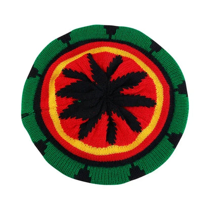 Rasta Knitted Beanie - B&R African Styles
