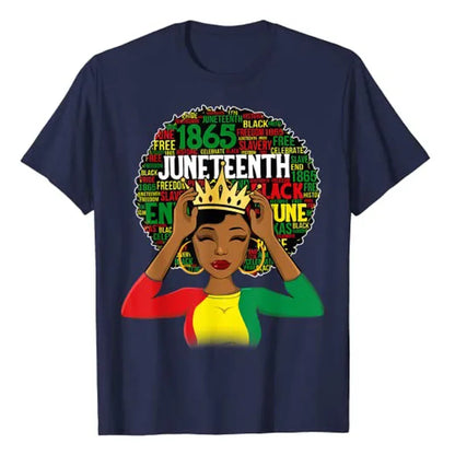 Juneteenth 1865 Women's Shirt: Celebrate African American Pride with Stylish Family Matching Tee - B&R African Styles