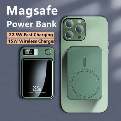 Magnetic Wireless Power Bank Fast Charger - B&R African Styles
