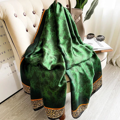 Spring Scarf Women's Luxury Design Scarf Silk Smooth Scarf Soft 85x180cm - B&R African Styles