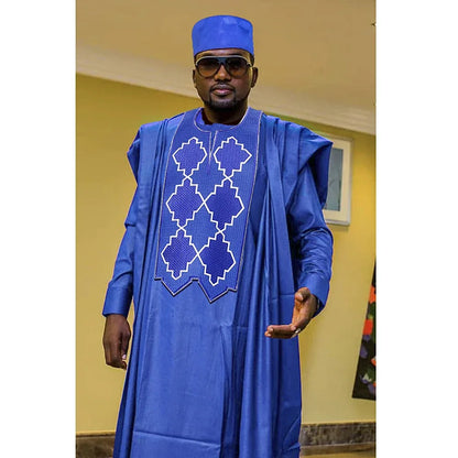 3pcs Tradition Embroidery Outfit for Men - B&R African Styles