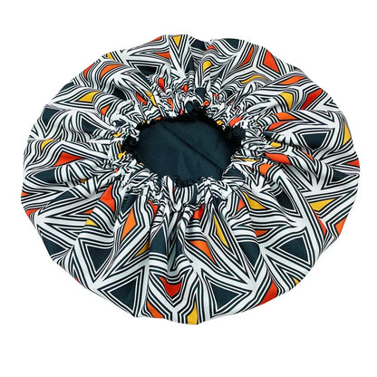 Satin Lined Bonnet Women Big Size Beauty Print Satin Silk Bonnet - B&R African Styles