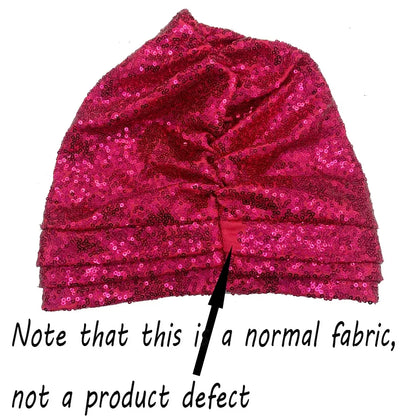 Auto Gele Sequin Headtie Nigeria Head Wraps Lady Headpiece - B&R African Styles