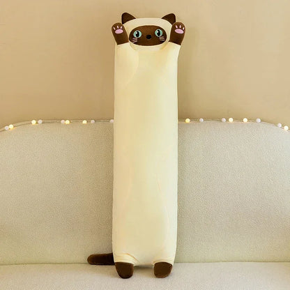 Cute Soft Long Cat Pillow Plush Toys Stuffed - B&R African Styles
