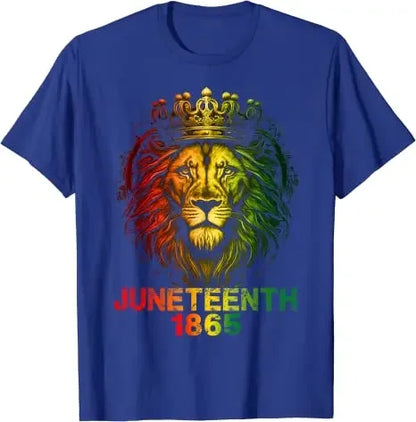 Juneteenth Lion: Empowering Freedom Tee - B&R African Styles