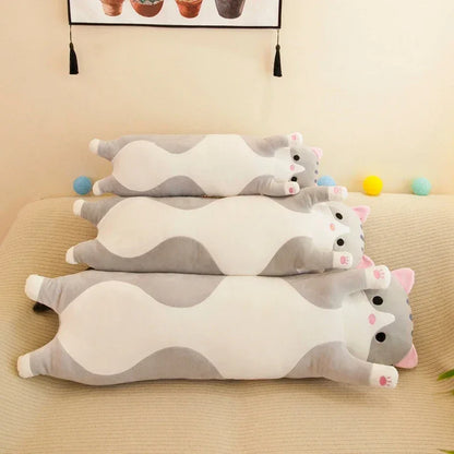 Cute Soft Long Cat Pillow Plush Toys Stuffed - B&R African Styles