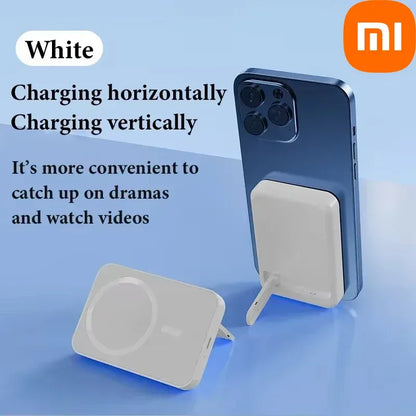 50000mAh Wireless Magnetic Power Bank with Fast Charge & Folding Stand - B&R African Styles