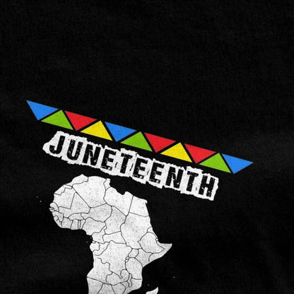 Men Women's Juneteenth Day T-Shirt Accessories Novelty Pure Cotton Africa Black Men Women T Shirts Top Tee Clothes Summer - B&R African Styles